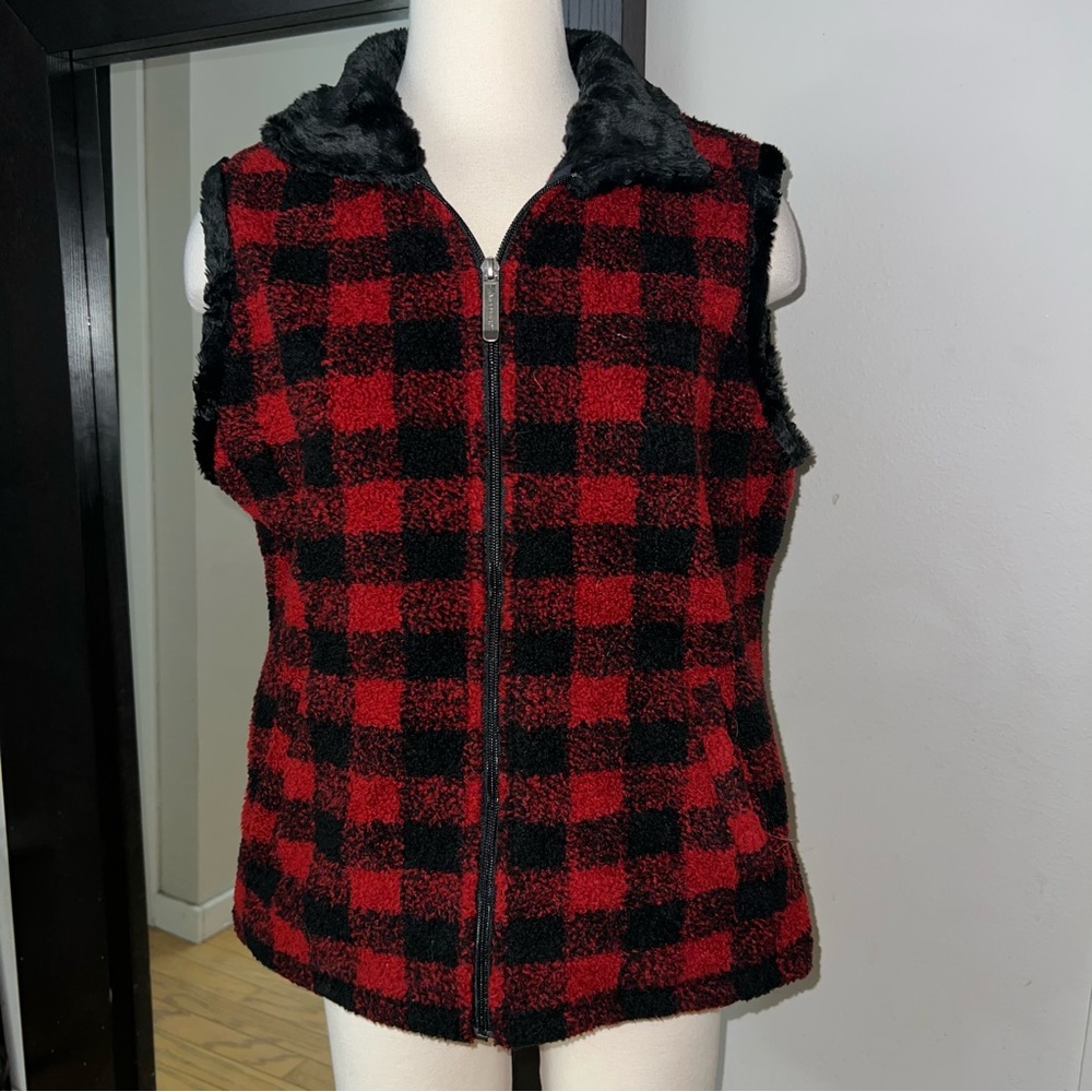 Woolrich Buffalo Check Vest – Women’s Medium
